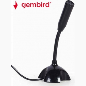 Gembird Μικρόφωνο Υπολογιστή με Σύνδεση USB, Μαύρο