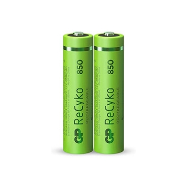 GP Μπαταρίες Επαναφορτιζόμενες AAA Ni-MH 800mAh 1.2V (2τμχ)