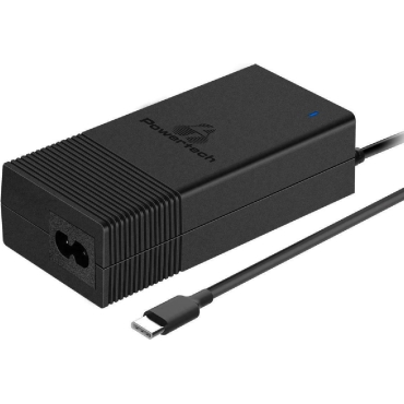 Powertech Φορτιστής laptop, USB Type-C PD, universal, 65W, μαύρος