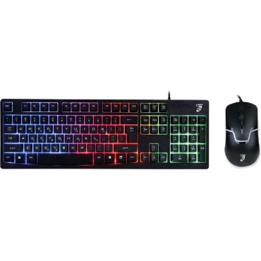 Roar Σετ Gaming Πληκτρολόγιο με RGB φωτισμό & Ποντίκι, Ελληνικό / RR-0004