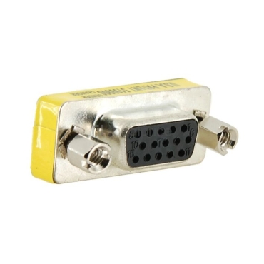 Powertech Adapter VGA 15pin θηλυκό σε VGA 15pin θηλυκό