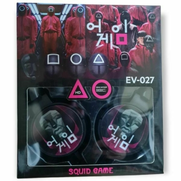 Squid Game On Ear Gaming Ακουστικά με Σύνδεση 3.5mm / EV-027