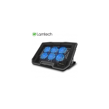 LAMTECH LAPTOP COOLING FLEXI STAND 6 FANS