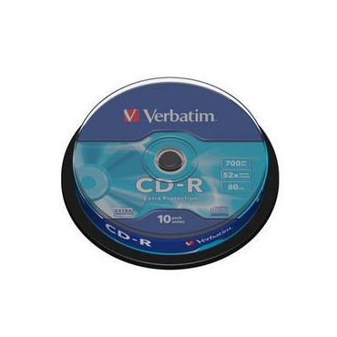 VERBATIM CD-R 700MB 52X EXTRA PROTECTION SURFACE