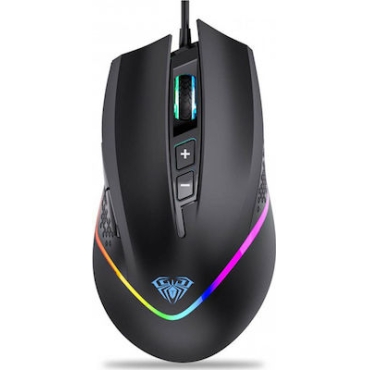 AULA F805, Ενσύρματο RGB Gaming Ποντίκι Μαύρο