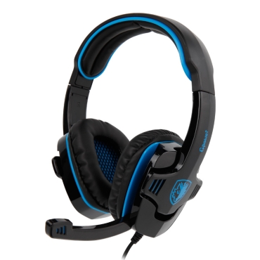 SADES Gaming Headset Gpower με 40mm πανίσχυρα ακουστικά, Blue