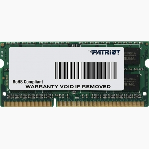 Patriot 4GB / DDR3 RAM, 1600MHz για Laptop
