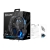 SADES Gaming Headset Element, blue LED, 3.5mm, 40mm ακουστικά