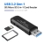 Powertech Card Reader USB 3.2 για SD/microSD, 5Gbps, μαύρο