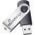 MediaRange USB 2.0 Flash Drive 16GB, Black/Silver