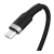 Powertech Metal Braided Καλώδιο USB 2.0 σε Micro USB, 1m, Μαύρο