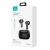 USAMS earbuds US-SM001 με θήκη φόρτισης, True Wireless, μαύρα