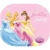 Σετ mini οπτικό ποντίκι και mousepad με μοτίβο PRINCESS, 1000 dpi.